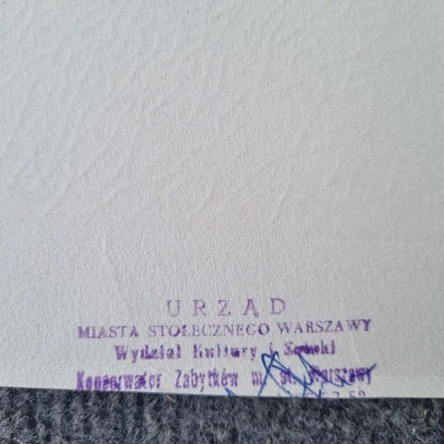 Iréna Snarska, Brama Madonna, 1982, Engraving For Sale - Image 3 of 11