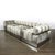 Harvey Probber Mid-Century Harvey Probber 4-Piece Deep Tufted Modular Sofa in Platinum Velvet For Sale - Image 4 of 17
