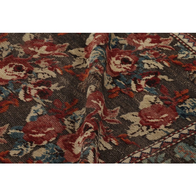 Antique 19th Century Karabagh Runner With Floral Patterns in Red - Rug & Kilim For Sale - Image 10 of 11