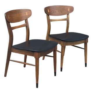 Mid-Century Modern Lane Acclaim Dining Side Chairs - A Pair For Sale