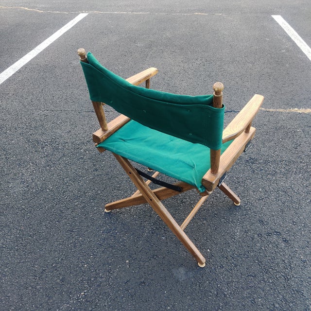 1990s Set of Five Vintage Folding Director's Chairs For Sale In Boston - Image 6 of 7