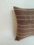 1970s Vintage Brown Woven African Textile Square Decorative Pillow For Sale - Image 5 of 6
