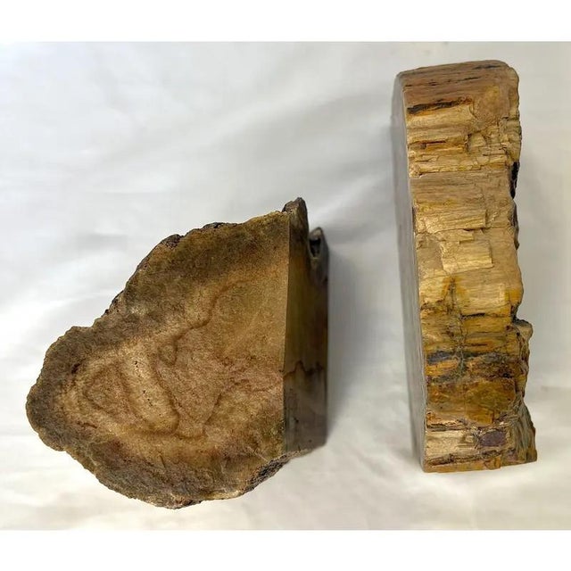 Mid-Century Modern Vintage Wood Mismatched Bookends- A Pair For Sale - Image 3 of 12