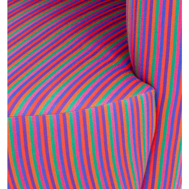 Late 20th Century Kagan Nautilus Style Swivel Lounge Chairs, Pair For Sale - Image 5 of 6