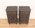 Wood Pair of Swedish Nightstands in Black Paint, Circa 1880 For Sale - Image 7 of 8