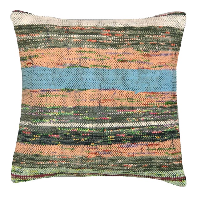 1960s Turkish Rag Pillow For Sale