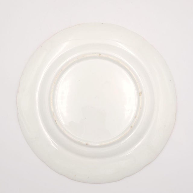 Coalport Porcelain Set of Twelve Coalport Dinner Plates, England Circa 1825 For Sale - Image 4 of 4