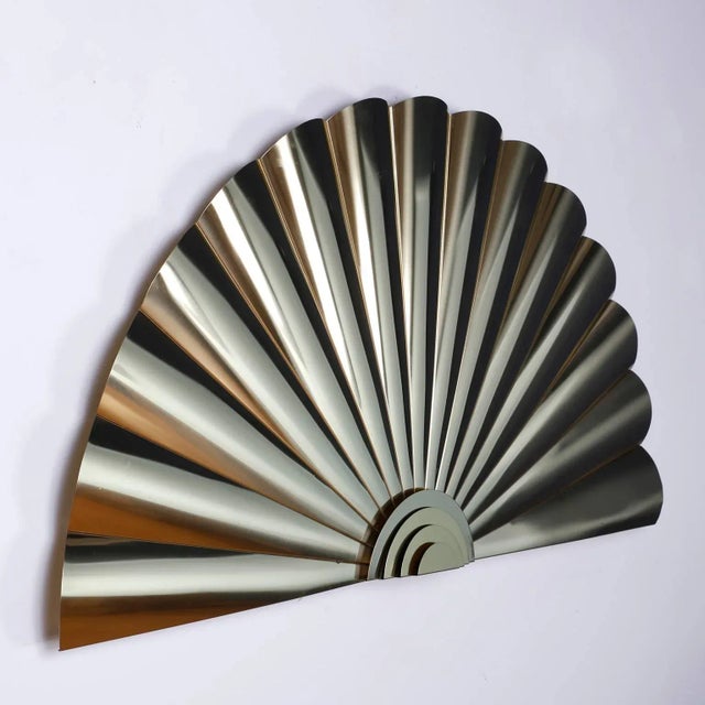 Metal Midcentury C. Jere Wall Sculpture For Sale - Image 7 of 8