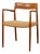 Vintage Teak Model 57 Dining Chair by Niels Otto Moller for J.L. Møllers, 1960s For Sale