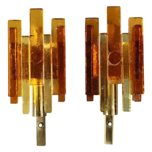 Wall Lights Attributed to Svend Aage Holm Sorensen - a Pair