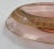 1930s Pink Depression Glass Console Bowl With Gold Gilt Trim For Sale - Image 4 of 10
