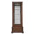 Vintage Mirrored Back Wood Curio Vitrine Cabinet For Sale