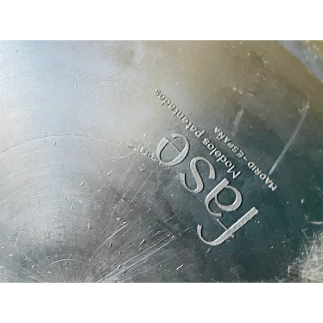 Modernist Spanish Red Metal Desk Lamp Boomerang 2000 by Fase, 1960s For Sale - Image 16 of 17