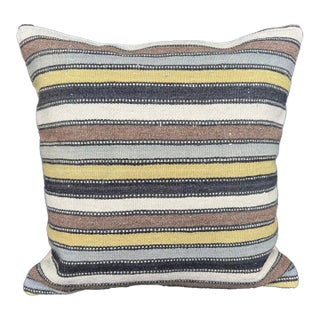 Turkish Hemp Pillow Cushion Natural Beige Brown Cushion Cover 20x20 For Sale