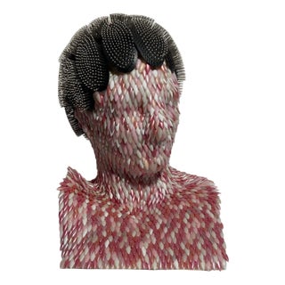 Enrica Borghi, Bust Sculpture, 1999 For Sale