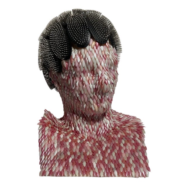 Enrica Borghi, Bust Sculpture, 1999 For Sale