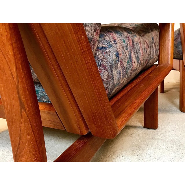 Mid-Century Modern Danish Teak Easy Chair from Glostrup, 1960s For Sale - Image 3 of 13
