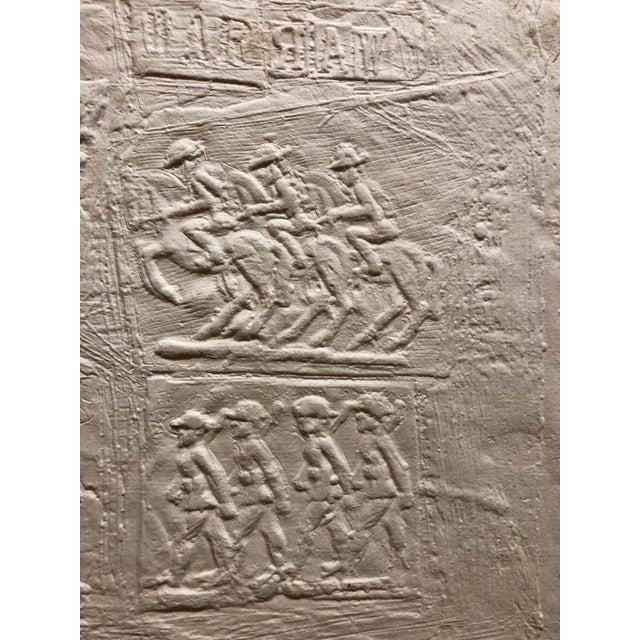 William Haendel, Bill Haendel Americana 'A Child's War' Cast Paper Relief Sculpture, 1975 For Sale In Miami - Image 6 of 9