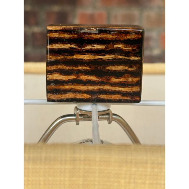 Tan 1990’s Palecek Pencil Reed Table Lamps - A Pair For Sale - Image 8 of 12
