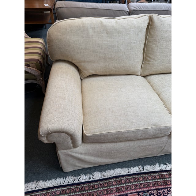 Textile Brunschwig & Fils Cavendish Loose Back Sofa For Sale - Image 7 of 12