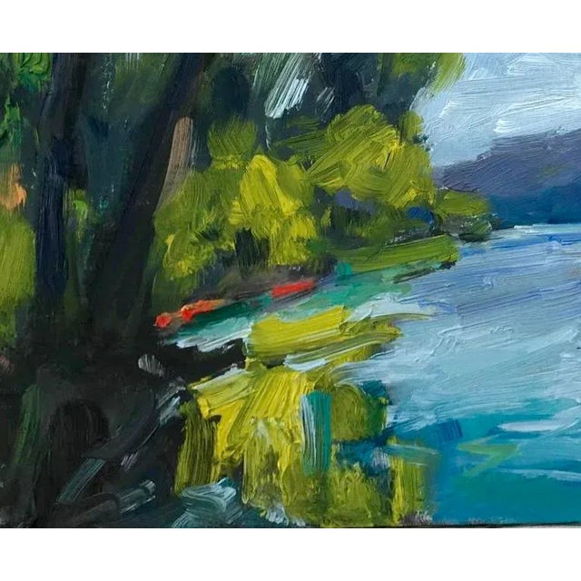 Blue Ward Creek Tahoe Original Landscape Oil Painting For Sale - Image 8 of 12