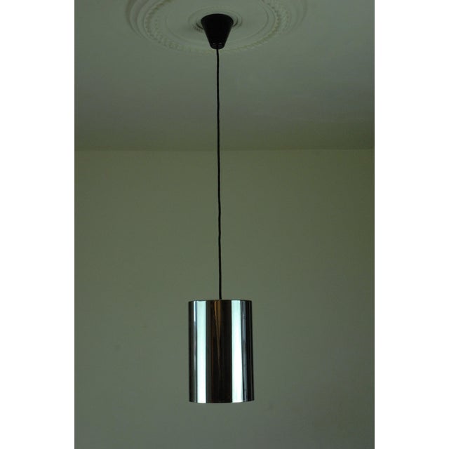 Chrome Sektor Pendant Lamp by Jo Hammerborg for Fog & Morup. 1970s For Sale - Image 9 of 11