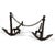 Metal American Cast Iron Anchor Andirons (Pair) For Sale - Image 7 of 10