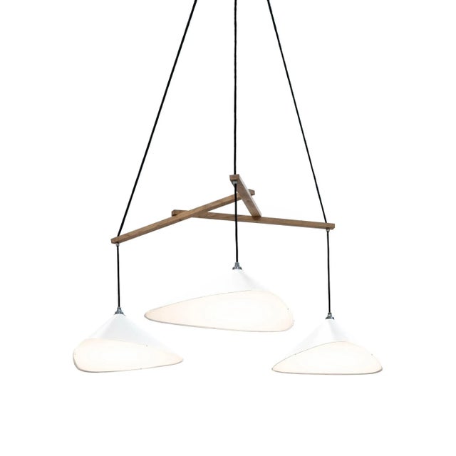 Black Daniel Becker 'Emily 3' Chandelier in Matte Black For Sale - Image 8 of 13