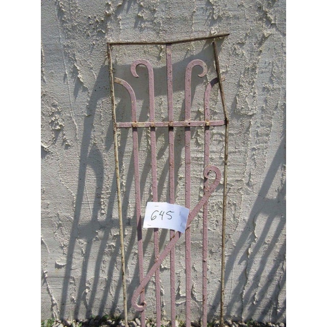 Antique Victorian Iron Gate For Sale - Image 4 of 6