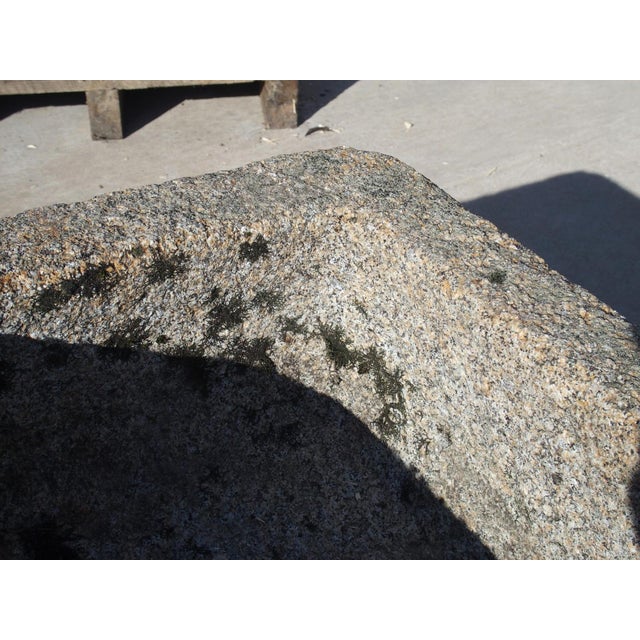 Antique Carved Granite Farm Trough From Normandy, France, 19th Century For Sale - Image 9 of 12