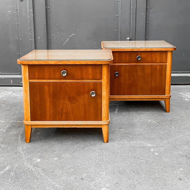 Vintage Bedside Tables, Set of 2 For Sale - Image 9 of 16