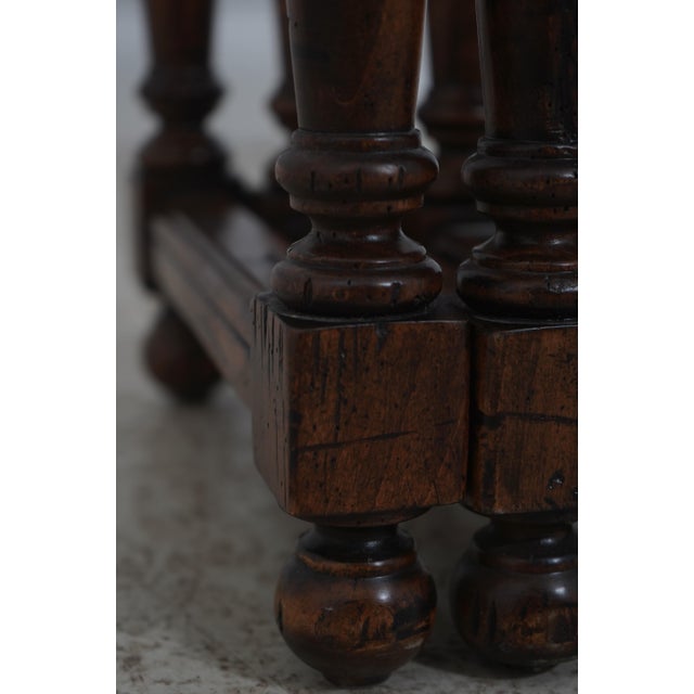 Guy Chaddock Jacobean Distressed Oak Nesting Tables For Sale - Image 9 of 17