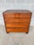 Description: Tomlinson Mid Century Modern Cherry & Walnut 4 Drawer Bachelor Chest. In Good Vintage Furniture Condition....