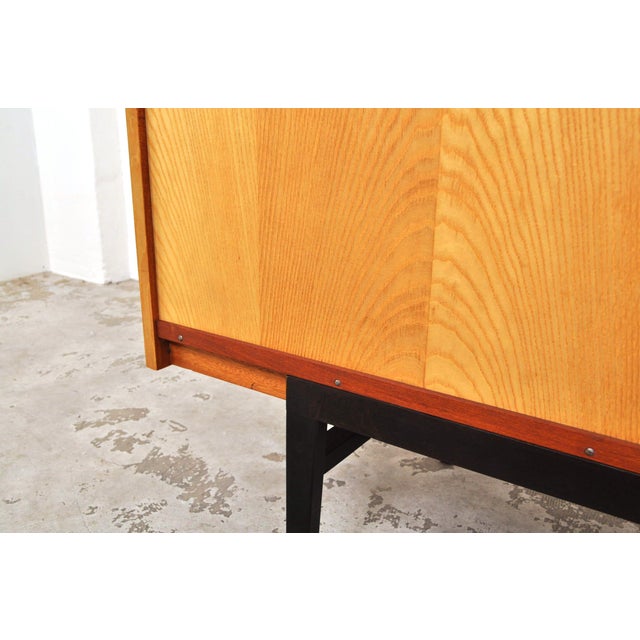 Vintage Sideboard in Ash and Mahogany by František Mezulanik, 1960s For Sale - Image 13 of 14