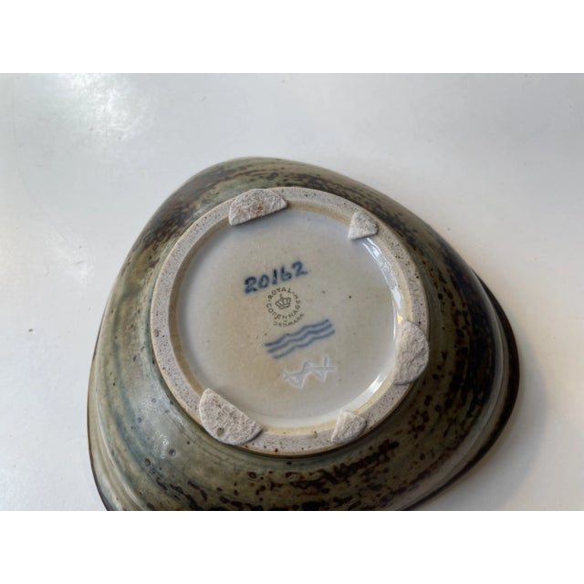 Royal Copenhagen Glazed Stoneware Dish by Bode Willumsen for Royal Copenhagen, 1940s For Sale - Image 4 of 6