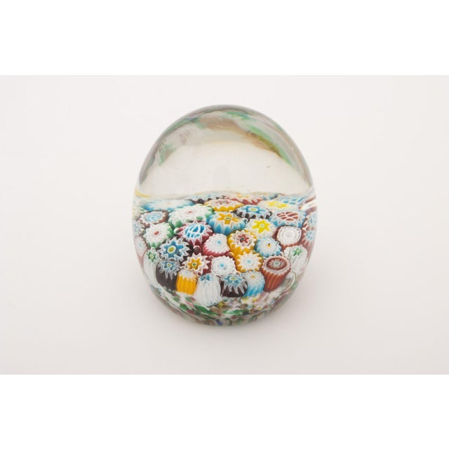 Early 20th Century Collection of Seven Collection of Murano and French Millefiori Glass Paperweights For Sale - Image 5 of 16