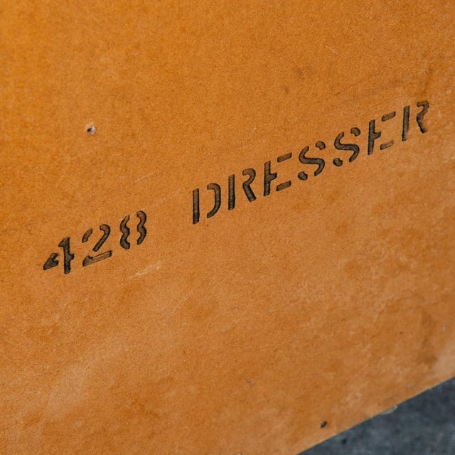 Mid Century Modern Dresser Credenza 9 Drawer Vintage Walnut Danish Drexel Lane, Attributed For Sale - Image 10 of 11