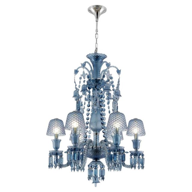 Blue Collection Regina Di Colori Chandelier by Jago For Sale - Image 8 of 8