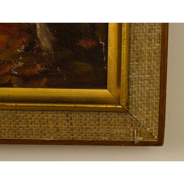 Svend Christian Nielsen, Field Workers in a Danish Landscape, 1960s, Oil on Canvas For Sale - Image 6 of 10
