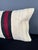 Turkish Hemp Pillow Cushion Natural Beige Red Pillow Cushion Cover 16" x 24" For Sale - Image 4 of 4