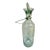 Vint. French Glass Bug Trap, Pale Green W/Stopper For Sale