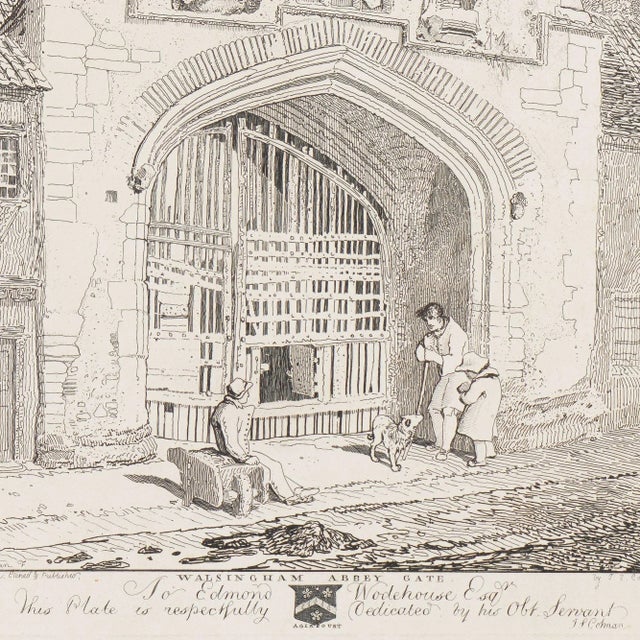 Walsingham Abbey Gate by John Sell Cotman, 1812 For Sale - Image 4 of 10