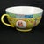 Chinese Antique Chinese Guangxu Yellow Ground Famille Rose Teacup Late Qing For Sale - Image 3 of 11