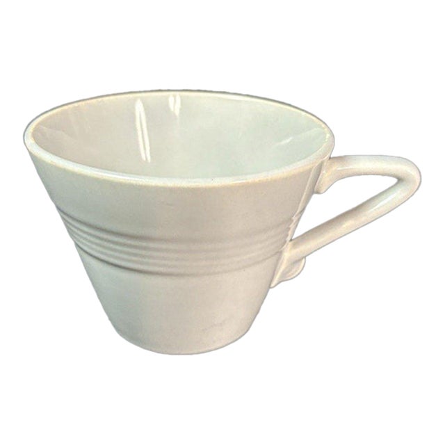 Vintage Homer Laughlin Harlequin Teacup Grey Art Deco Replacement For Sale