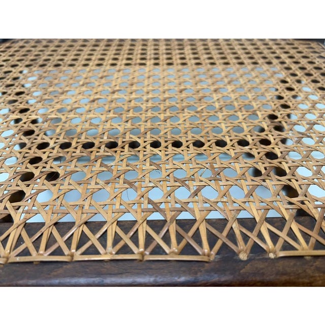 Brown Vienna Straw and Bobbin Footstool from H. Pander & Zonen, 1890s For Sale - Image 8 of 17