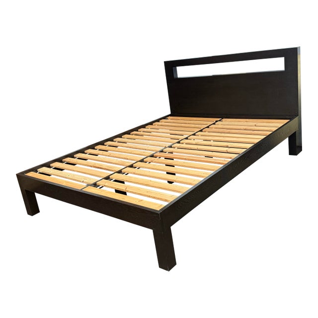 Queen Size West Elm Low Cut Out Bedframe For Sale