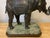 Late 20th Century Maitland-Smith Bronze Asian Elephant Table Lamp on Serpentine Marble Base For Sale - Image 9 of 14