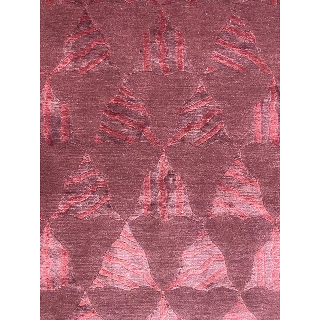 Modern Nepal Hand-Loomed Rug 6'1" X 8'8" For Sale In Washington DC - Image 6 of 6