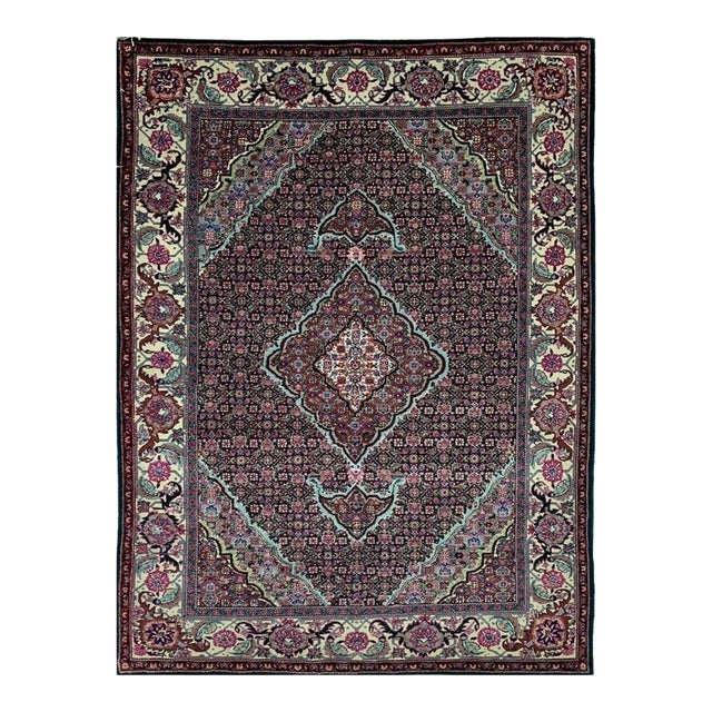 1990s Handwoven Persian Area Rug 4x6 For Sale