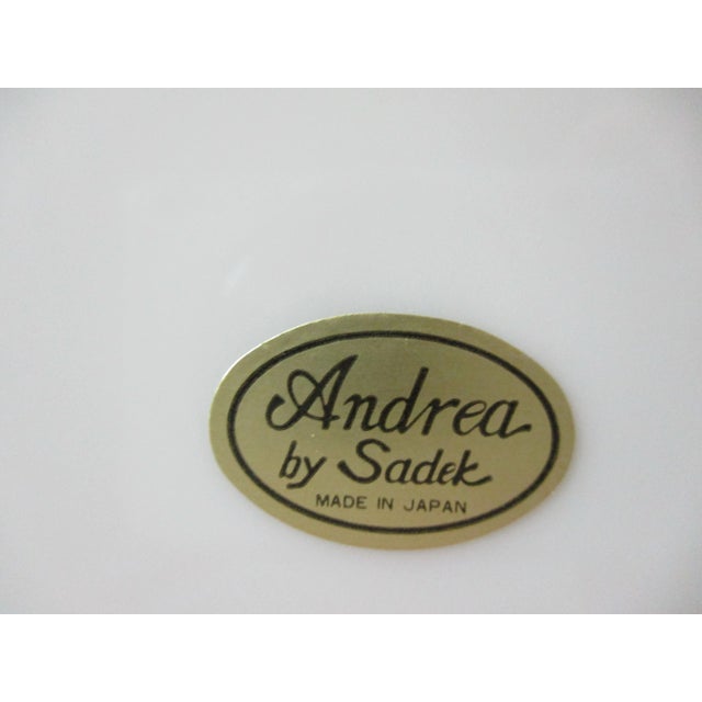 Ceramic 1960s Andre by Sadek Cake Plate and Server- 2 Pieces For Sale - Image 7 of 10